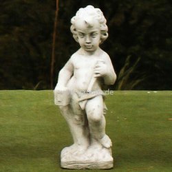 Weiße Gartenfigur Scultore