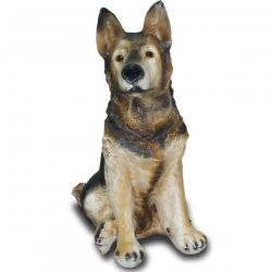 Dekorations - Figur Sitzender Schäferhund - Welpe