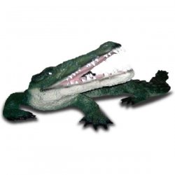Deko - Figur Lebensgroßes Krokodil