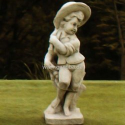 Weiße Garten-Figur Inverno Dossena