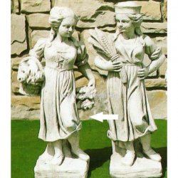Weiße Garten-Figur Primavera Intra