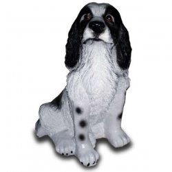 Tier - Skulptur Cocker Spaniel, sitzend
