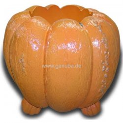 Dekorations - Figur Ausgehöhlter Kürbis