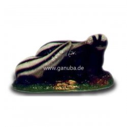 Deko - Tierfigur Liegender Dachs