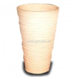 Deko - Figur Vase mit Rillen