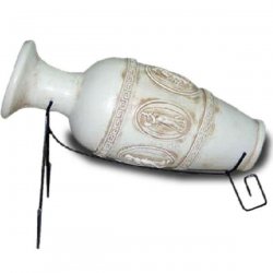 Deko - Figur Römische Vase mit Ständer