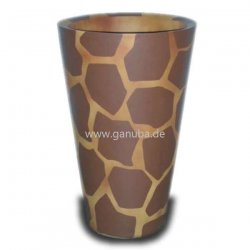 Deko - Figur Vase im Giraffen - Look