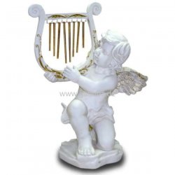 Dekorations - Figur Engel mit Windspiel