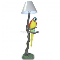 Deko - Lampe Papagei sitzt auf Ast