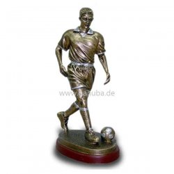 Sport - Figur Goldener Fußball - Spieler