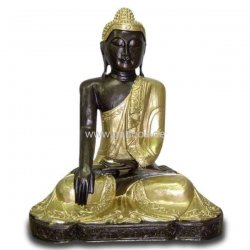 Deko - Figur Selig lächelnder, asiatischer Buddha