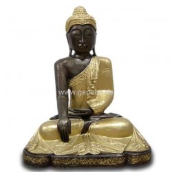 Dekorations - Figur Asiatischer Buddha mit Kopfschmuck