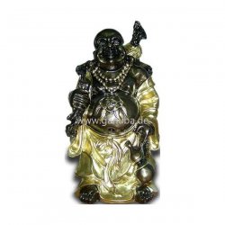 Dekorations - Figur Buddha mit Reisegepäck