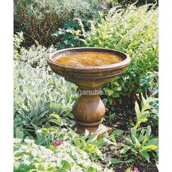 Vogelbad - Turned Pedestal