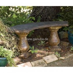 Gartenbank - Brunello gebogen