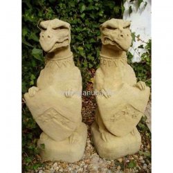 Gargoyle-Figur Set - Nasher Gargoyle   - Garten-Figur