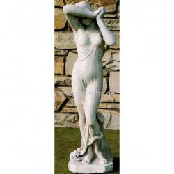 Weiße Garten-Figur Steinguss-Figur - Venere Vergogna