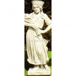 Weiße Garten-Figur Vier-Jahreszeiten-Figur - Sommer - Fiesse