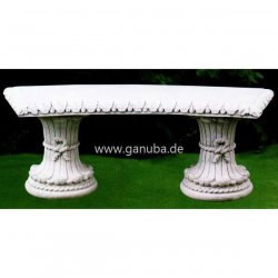Steinguss-Garten-Bank - Molette