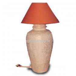 Dekorations - Figur Lampe mit filigranem Muster