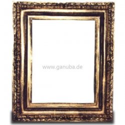 Dekorativer Bilderrahmen in Gold