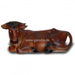Dekorations - Figur Störrischer, liegender Stier