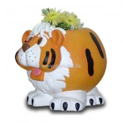 Tier - Skulptur Tiger als Blumentopf
