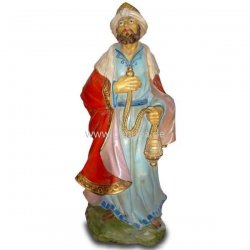 Deko - Figur König huldigt Jesus mit Weihrauch