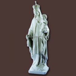 Heiligenfigur Madonna del Carmelo gr. als Gartenfigur oder Grabschmuck