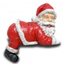 Weihnachtsdeko - geb�ckter Weihnachtsmann