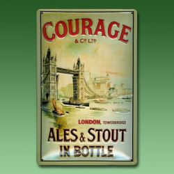 Nostalgieschild Courage