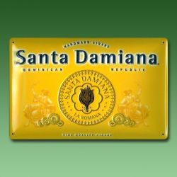 Nostalgisches Werbeblechschild Santa Damiana