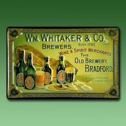 Werbeschild Bier Withaker