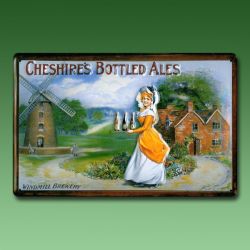 Nostalgieschild Cheshires Bottle
