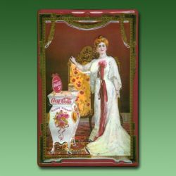 Reklameschild Coca Cola - 5cent Lady