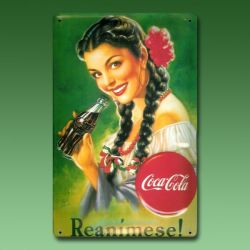Reklameschild Coca Cola - Reanimese