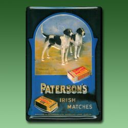 Werbeschild - Patersons Irish Matches