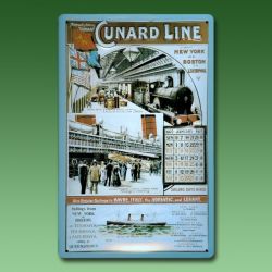 Nostalgieschild - Cunard Line