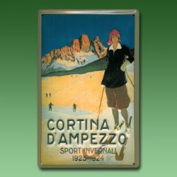 Reklameschild - Cortina D Ampezzo