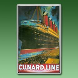 Nostalgie-Werbeschild Cunard Line