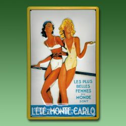 Metallschild - Monte Carlo