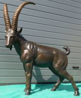 Alpen-Steinbock aus Bronze