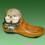 Deko - Figur Katze im Schuh