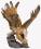 Bronzeskulptur Seeadler auf Fischfang