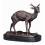 Garten-Figur Junger Hirsch aus Bronze