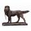 Bronze-Skulptur Jagdhund mit Fasan