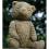 Dekofigur für den Garten Teddybär - sitzend - klein