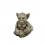 Deko-Figur für den Garten Kobold - sitzend