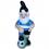 Deko - Figur Fröhlicher Gartenzwerg mit Fußball