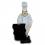Deko - Figur Koch mit Tafel